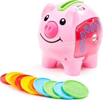 Fisher-Price Laugh & Learn Baby Learning Toy Smart Stages Piggy Bank
