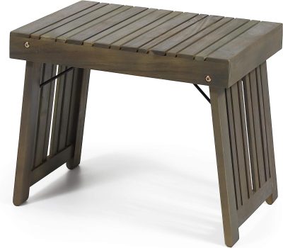 Christopher Knight Home Howard Acacia Wood Folding Side Table