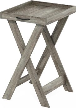 Furinno Classic Tray Table with Removable Tray