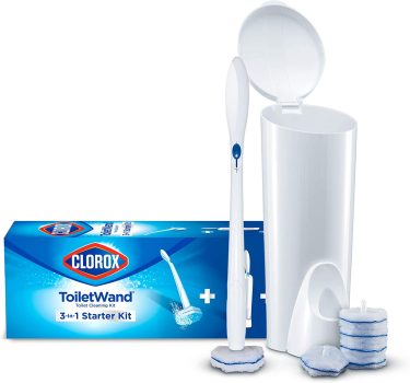 Clorox ToiletWand Disposable Toilet Cleaning Kit w/6 Refills Heads
