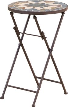 Christopher Knight Home Silvester Outdoor Stone Side Table