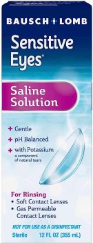 Sensitive Eyes Contact Lens Solution by Bausch & Lomb 12oz