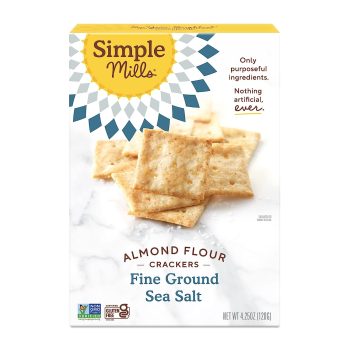 Simple Mills Almond Flour Crackers Fine Ground Sea Salt 4.25oz