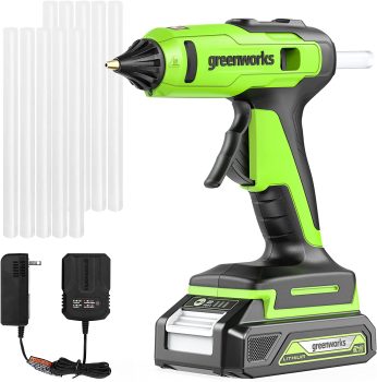 Greenworks 24V Cordless Glue Gun 2.0Ah Battery & Charger Included