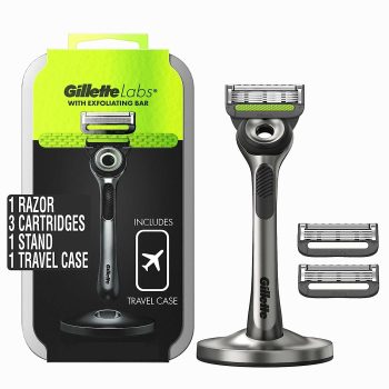 GilletteLabs with Exfoliating Bar by Gillette Mens Razor and Case