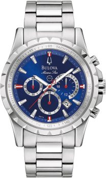Bulova Mens Marine Star 6-Hand Quartz Chronograph Watch