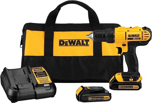 DEWALT DCD771C2 20V MAX Li-Ion 1/2-in Cordless Drill/Driver Kit