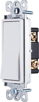 GE Paddle Rocker Light Switch Single Pole Switch