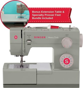 Singer 4452 Heavy Duty Sewing Machine w/Bonus Extension Table