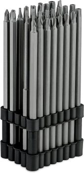 NEIKO 10224A 1/4-in Extra Long Security 32 Piece Screwdriver Bit Set