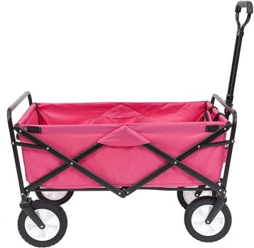 MacSports Heavy Duty Steel Frame Collapsible Utility Wagon Cart