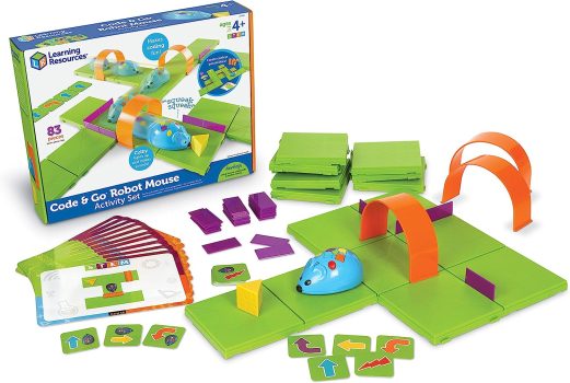 83-Piece Learning Resources Code & Go Robot Mouse Activity Set