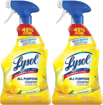 2-Pack Lysol All-Purpose Cleaner Sanitizing & Disinfecting Spray 32oz