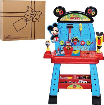 Disney Junior Mickey Mouse Funhouse Workbench 43-Piece Tool Set