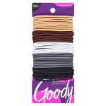 4-Pack Goody Ouchless Elastic Hair Tie, 50-Count