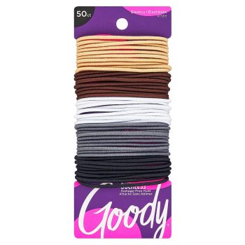4-Pack Goody Ouchless Elastic Hair Tie, 50-Count