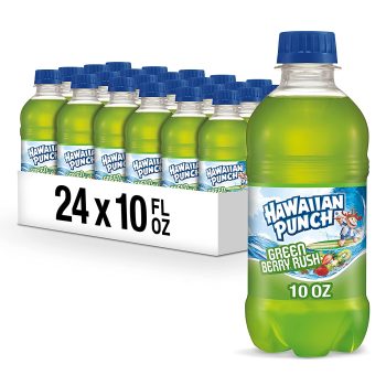 24-Count Hawaiian Punch Green Berry Rush, 10 fl oz Bottles