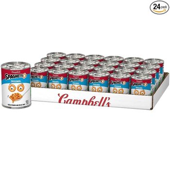 24-Pack SpaghettiOs Original Canned Pasta 15.8oz