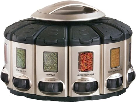 KitchenArt 57010 Select-A-Spice Auto-Measure Carousel