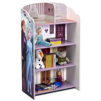 Delta Children Wooden Playhouse 4-Shelf Bookcase