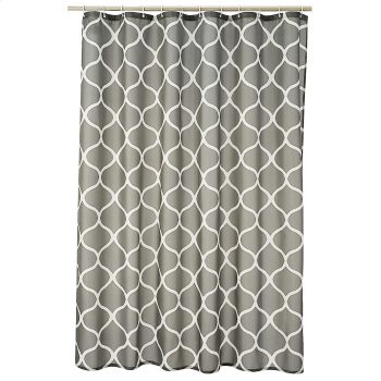 Amazon Basics Fabric Shower Curtain with Hooks 72 x 72 Inch