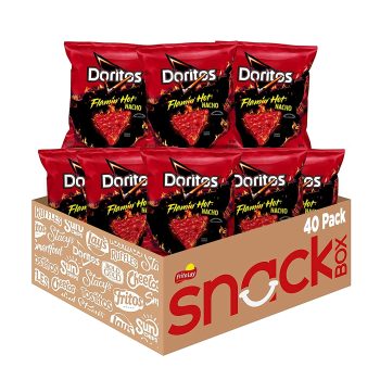40-Pack Doritos Flamin Hot Nacho Flavored Tortilla Chips