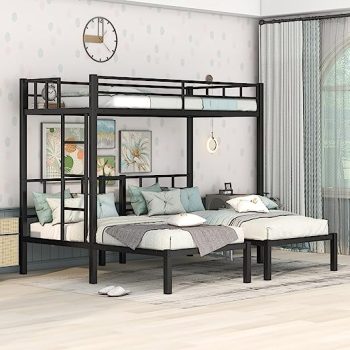 UBGO Triple Twin Bunk Bed