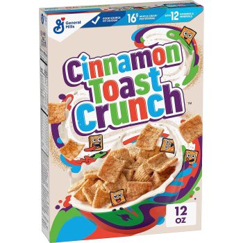 Original Cinnamon Toast Crunch Breakfast Cereal 12oz Cereal Box