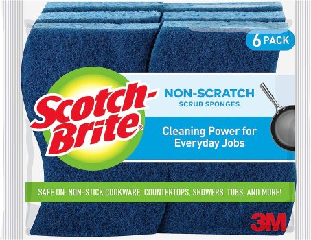 6-Pack Scotch-Brite Non-Scratch Scrub Sponges