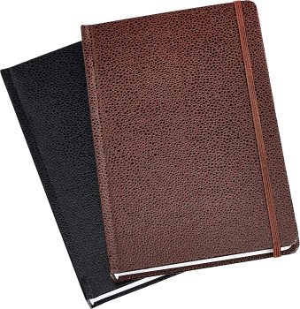 2-Pack Amazon Basics Shagreen Journal