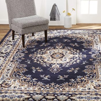 Home Dynamix Premium Sakarya Medallion Border Area Rug 21×35-inch