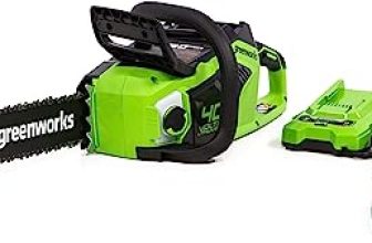 Greenworks 40V 16-in Brushless Cordless Chainsaw, Gen 2 w/Battery