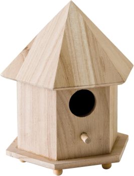 Plaid Enterprises, Inc. Plaid Wood Surface Crafting Birdhouse