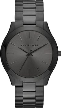 Michael Kors Mens Slim Runway Stainless Steel Quartz Watch MK8715
