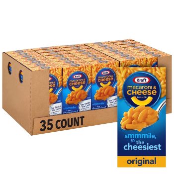 35-Pack Kraft Original Flavor Macaroni and Cheese Dinner 7.25oz