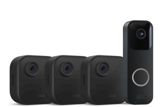 Blink Video Doorbell with Sync Module 2 + Blink Outdoor 4 3-Camera System for $181.98 (was: $329.98)