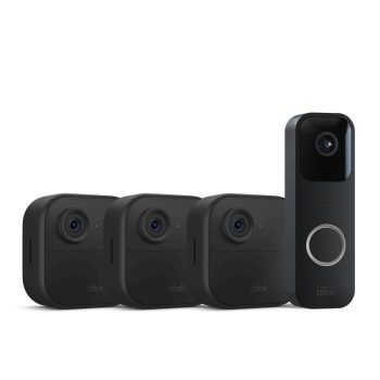Blink Video Doorbell with Sync Module 2 + Blink Outdoor 4 3-Camera System for $181.98 (was: $329.98)