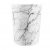 Mainstays 5 Gal Plastic Office Trash Can, White Marble For $3.98 (Was $4.48)
