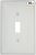 10-Pack Leviton PJ1-TM 1-Gang Toggle Switch Wallplate