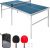 GoSports 6’X3′ Mid-Size Table Tennis Set With Net, 2 Paddles & 4 Balls » $92.58(Reg $149)