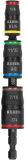 Klein Tools 32907 7-in-1 Impact Flip Socket Set w/6 Hex Driver