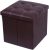 BluOcnMkt Folding Storage Ottoman Cube Foot Rest Stool