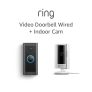 All-new Ring Indoor Cam White with Ring Video Doorbell Wired