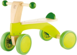 Hape Scoot Around Ride On Wood Bike for Toddlers w/Rubberized Wheels