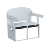 Delta Children MySize Kids Convertible Activity Bench