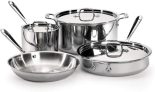 All-Clad Stainless Steel 7-Pc. Cookware Set
