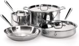 All-Clad Stainless Steel 7-Pc. Cookware Set