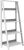 Walker Edison Sophia Modern 4 Shelf Ladder Bookcase, 55-Inch