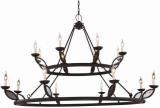 Elegant Lighting 1488G66VB Charleston Collection Pendant Lamp