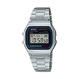 Casio Men’s A158WA-1DF Stainless Steel Digital Watch